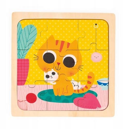 Janod holzpuzzle kleine katze - kleine,