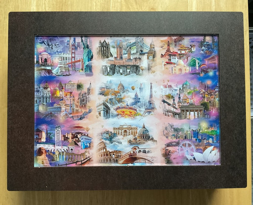 500 geformte teile holzpuzzle - 500,