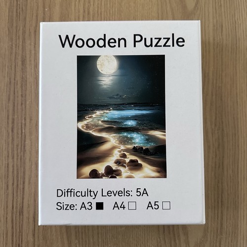Moonlight beach holzpuzzle - beach,