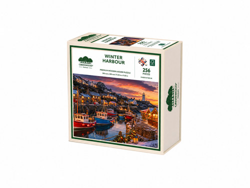 Winter harbour holzpuzzle von - winter,