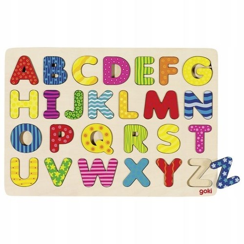 Goki holz alphabet puzzle - holz,