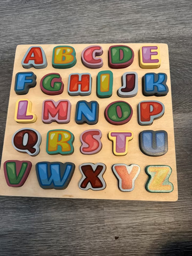 Holzpuzzel abc steckpuzzle - holzpuzzel,