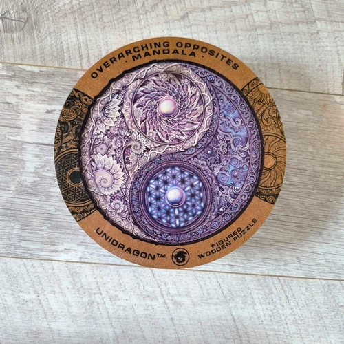 Unidragon holzpuzzle mandala - holzpuzzle,