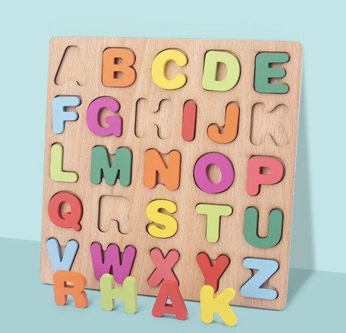 Alphabet holzpuzzel - alphabet,
