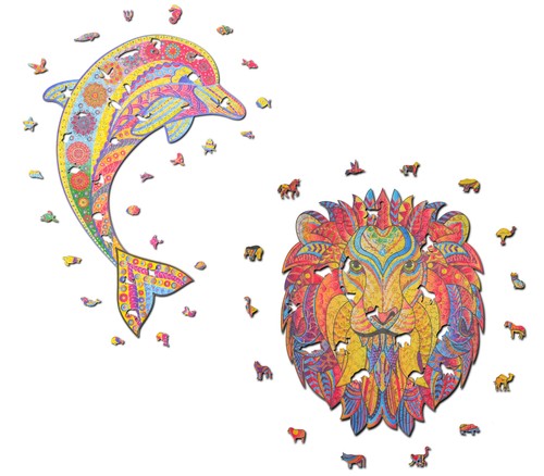Puzzle 2er bundle delfin 299 - puzzle,