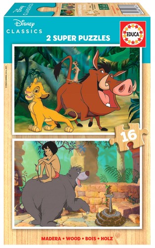 Educa holzpuzzle 16 - educa, x