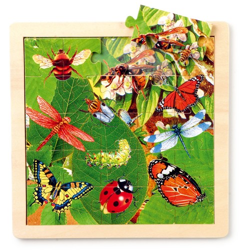 Holzpuzzle insekten käfer - holzpuzzle, (käfer