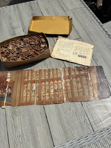 Seltenes antikes comyn puzzle - antikes,