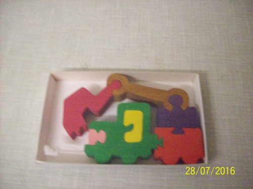 Holz puzzel teilig - holz, 7-teilig