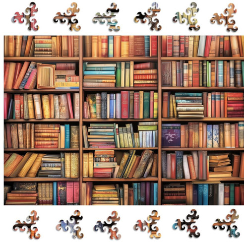 159 formteile holzpuzzle - formteile, die