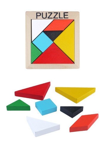 Tangram holzpuzzle knobelspiel - tangram,