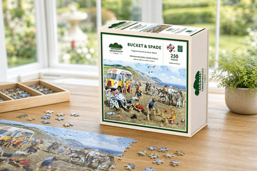 Eimer spaten holzpuzzle von - &,